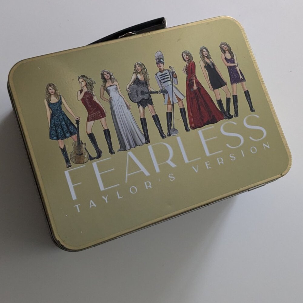 Taylor Swift Fearless Taylors Version Eras Collection Lunch Box